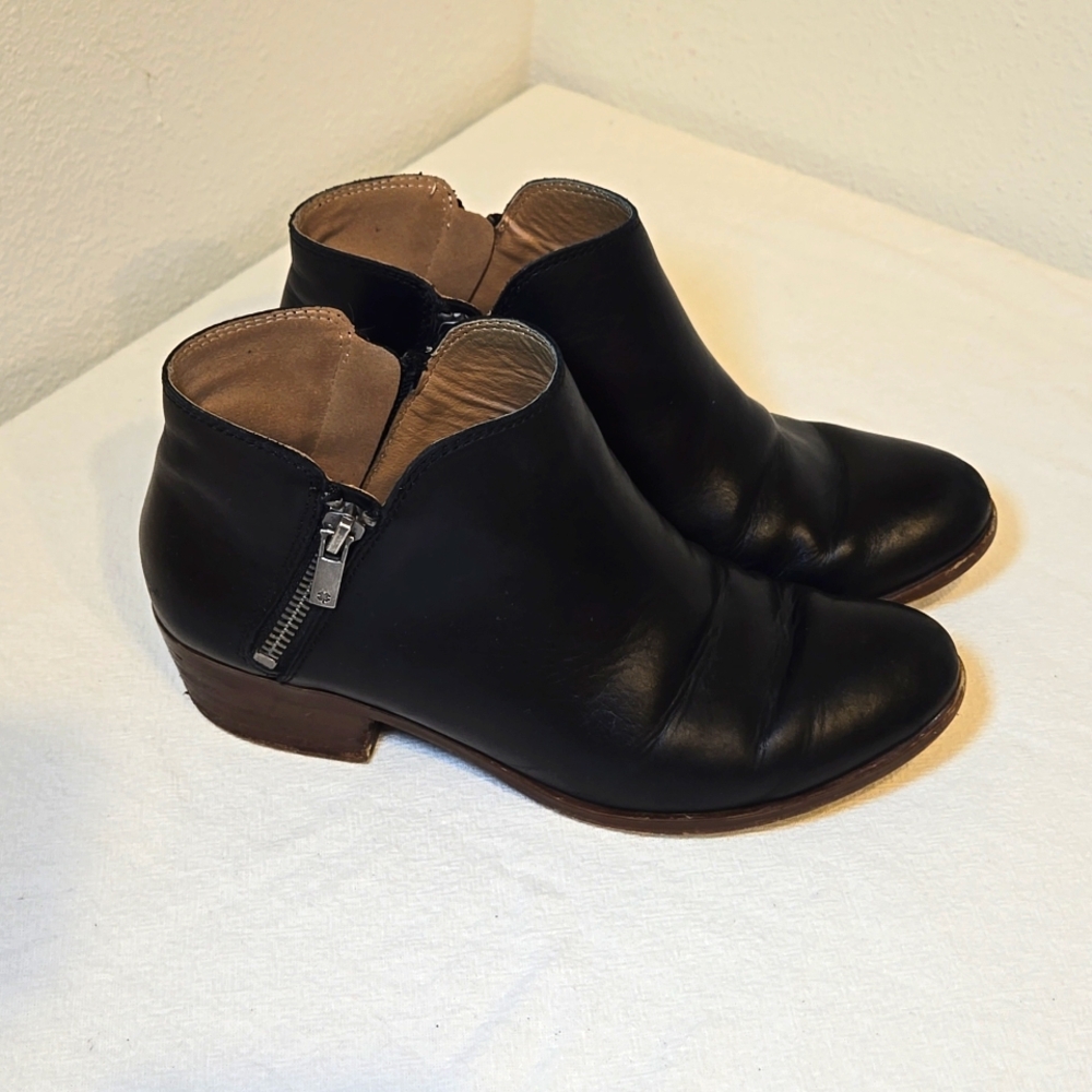 Lucky Brand Burklee Black Booties Size 6.5